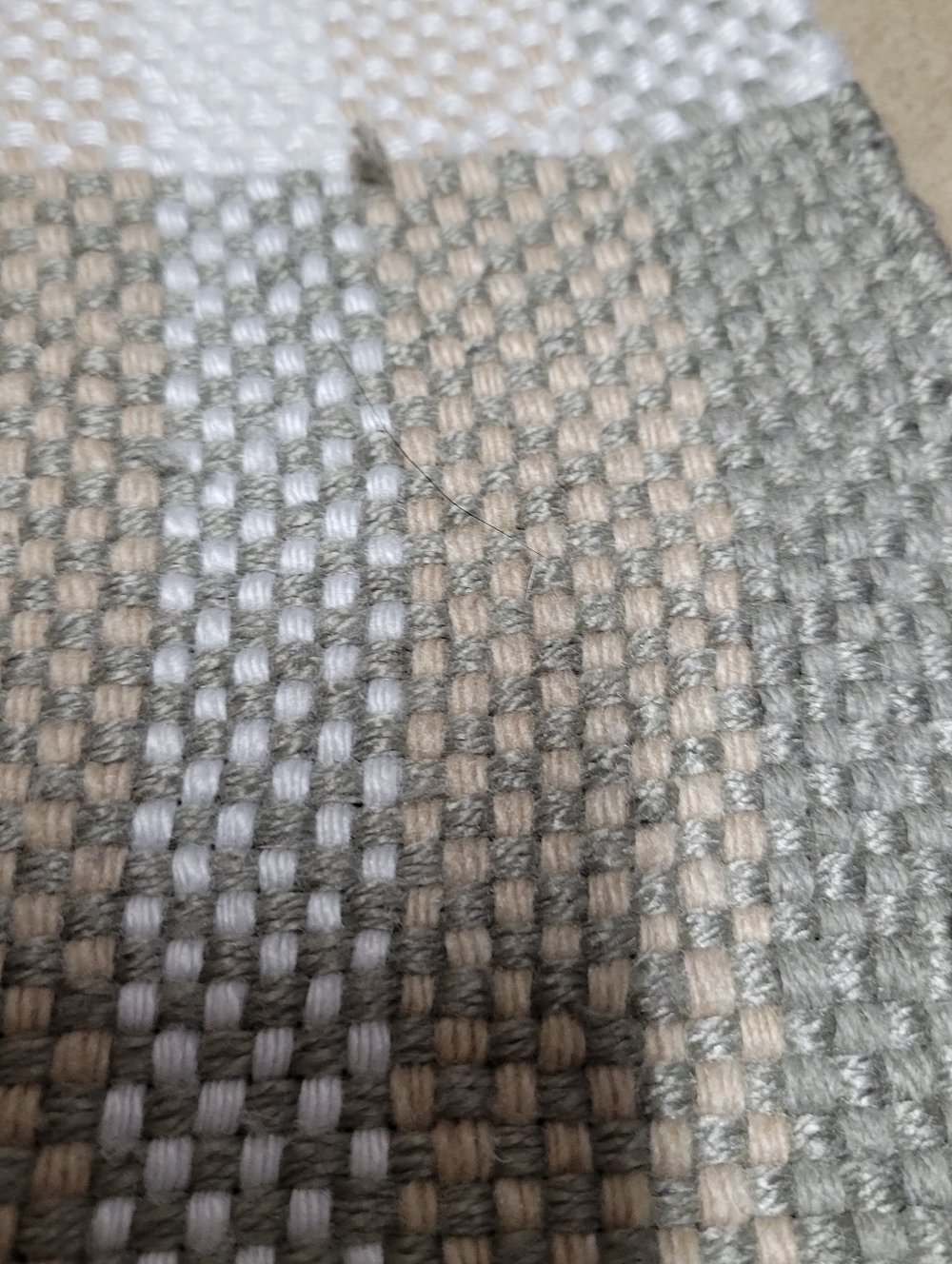 Threshold™ Studio McGee Green Plaid Indoor/Outdoor Scatter Accent Rug 25"X38" - Picture 4 of 5